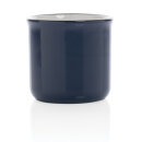 Vintage Keramiktasse Farbe: navy blau