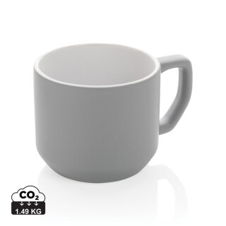 Moderne Keramiktasse Farbe: grau