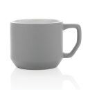 Moderne Keramiktasse Farbe: grau