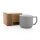 Moderne Keramiktasse Farbe: grau