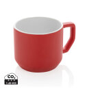 Moderne Keramiktasse Farbe: rot