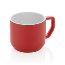 Moderne Keramiktasse Farbe: rot