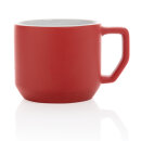 Moderne Keramiktasse Farbe: rot