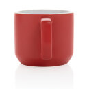 Moderne Keramiktasse Farbe: rot