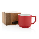 Moderne Keramiktasse Farbe: rot