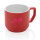 Moderne Keramiktasse Farbe: rot