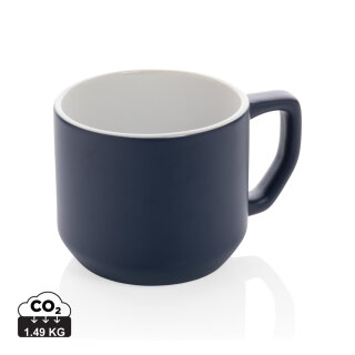 Moderne Keramiktasse Farbe: navy blau