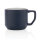 Moderne Keramiktasse Farbe: navy blau