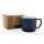 Moderne Keramiktasse Farbe: navy blau