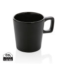 Moderne Keramik Kaffeetasse Farbe: schwarz, schwarz