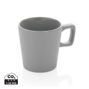 Moderne Keramik Kaffeetasse Farbe: grau