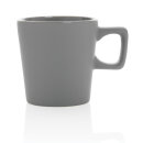 Moderne Keramik Kaffeetasse Farbe: grau