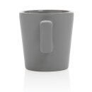 Moderne Keramik Kaffeetasse Farbe: grau