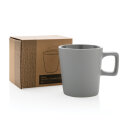 Moderne Keramik Kaffeetasse Farbe: grau