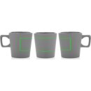 Moderne Keramik Kaffeetasse Farbe: grau