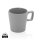 Moderne Keramik Kaffeetasse Farbe: grau