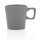 Moderne Keramik Kaffeetasse Farbe: grau