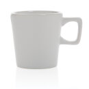 Moderne Keramik Kaffeetasse Farbe: weiß, weiß