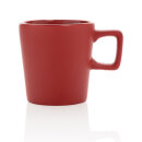 Moderne Keramik Kaffeetasse Farbe: rot