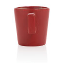 Moderne Keramik Kaffeetasse Farbe: rot