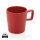 Moderne Keramik Kaffeetasse Farbe: rot