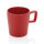 Moderne Keramik Kaffeetasse Farbe: rot