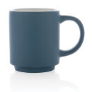 Stapelbare Keramiktasse Farbe: blau