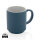 Stapelbare Keramiktasse Farbe: blau