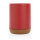 Keramikbecher mit Korkboden Farbe: rot