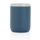 Keramiktasse mit weißem Rand Farbe: blau, weiß
