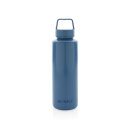 Wasserflasche mit Henkel aus RCS rPP Farbe: blau