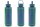 Wasserflasche mit Henkel aus RCS rPP Farbe: blau