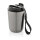 Cuppa Vakuumbecher aus RCS-Stahl mit Umhängeband Farbe: silber, schwarz