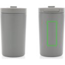 Doppelwandiger Vakuum-Becher aus RCS recyceltem SS Farbe: grau