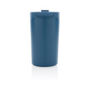 Doppelwandiger Vakuum-Becher aus RCS recyceltem SS Farbe: blau