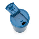 Doppelwandiger Vakuum-Becher aus RCS recyceltem SS Farbe: blau