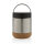 Savory Lebensmittelflasche aus RCS recycelt. Stainless-Steel Farbe: silber