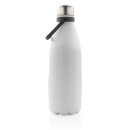 Große Vakuumflasche aus RCS recyceltem Stainless-Steel 1,5L Farbe: weiß