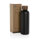 Wood Vakuumflasche aus RCS recyceltem Stainless-Steel Farbe: schwarz