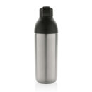 Flow Vakuumflasche aus RCS recyceltem Stainless-Steel Farbe: silber