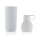 Flow Vakuumflasche aus RCS recyceltem Stainless-Steel Farbe: weiß