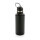Hydro Vakuumflasche aus RCS recycel. Stainless-Steel Farbe: schwarz