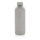 Impact Vakuumflasche aus RCS recyceltem Stainless-Steel Farbe: silber