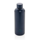 Impact Vakuumflasche aus RCS recyceltem Stainless-Steel Farbe: blau