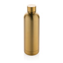 Impact Vakuumflasche aus RCS recyceltem Stainless-Steel Farbe: gold