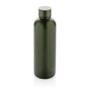 Impact Vakuumflasche aus RCS recyceltem Stainless-Steel Farbe: grün