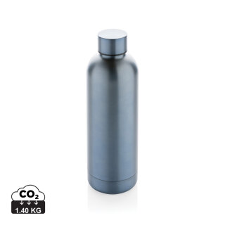 Impact Vakuumflasche aus RCS recyceltem Stainless-Steel Farbe: hellblau