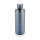 Impact Vakuumflasche aus RCS recyceltem Stainless-Steel Farbe: hellblau