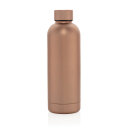 Impact Vakuumflasche aus RCS recyceltem Stainless-Steel Farbe: braun