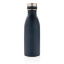 Deluxe Wasserflasche aus RCS recyceltem Stainless-Steel Farbe: navy blau